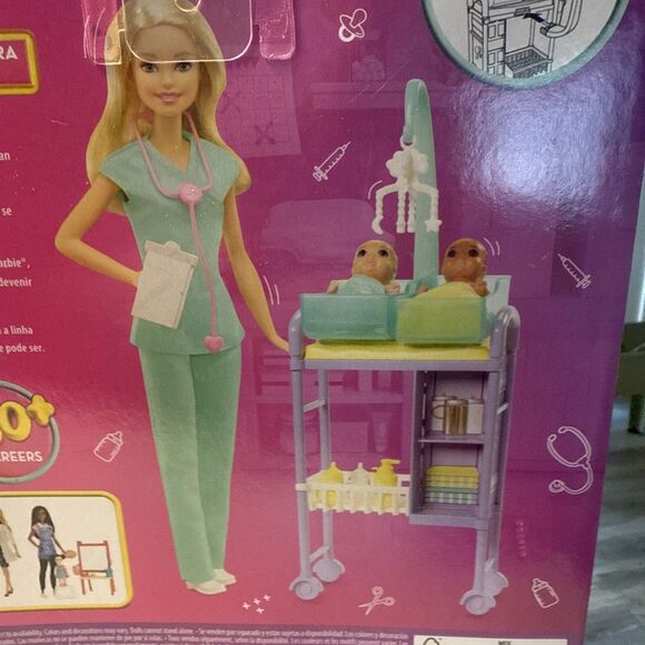 Barbie You Can Be Anything Baby Doctor 2 Babies New In Box Factory Sealed 2019 - Picture 7 of 8
